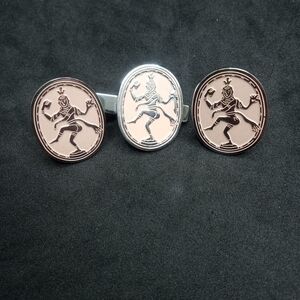 SWANK Tie Clip And Cuff Links Set